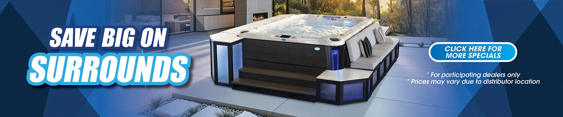 Calspas hot tub being used in a family setting - Fountain Valley