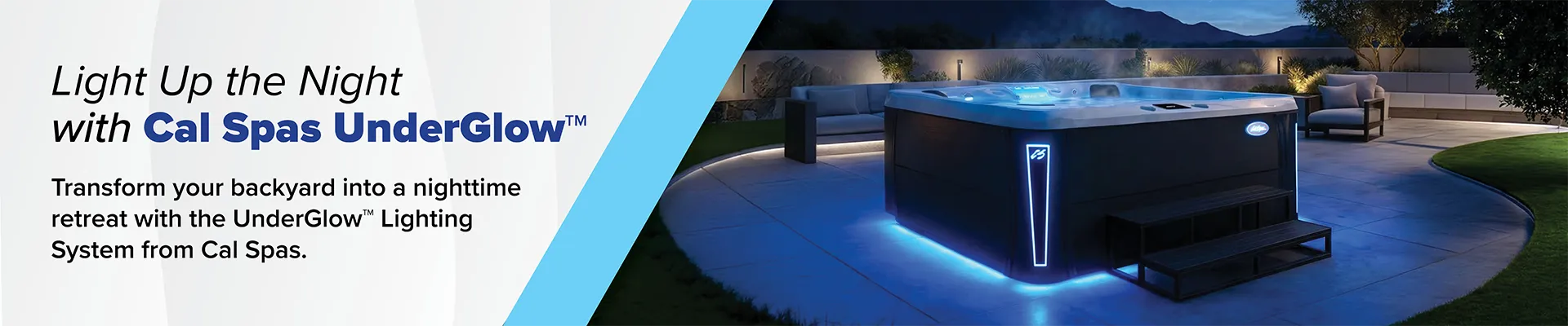 Calspas hot tub being used in a family setting - Fountain Valley